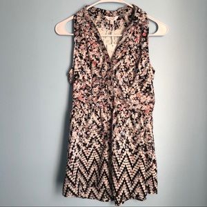 Candie’s Printed Tunic Peplum